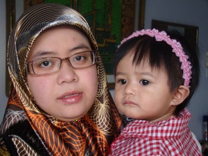 With Umi, 6.30 am today, 10th. June, 2009